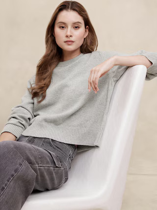 Perfectly Soft Crew-Neck Sweater | Banana Republic Factory