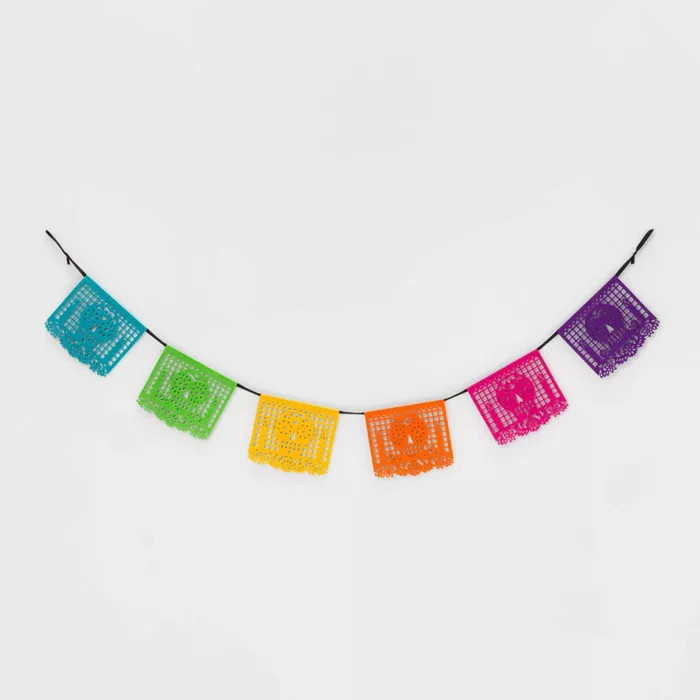 Día de Muertos Papel Picado Felt Garland - Designed with Luis Fitch | Target