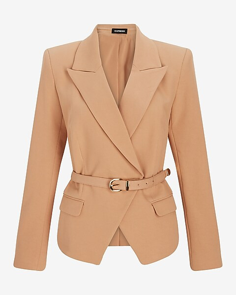 Double Breasted Belted Blazer | Express