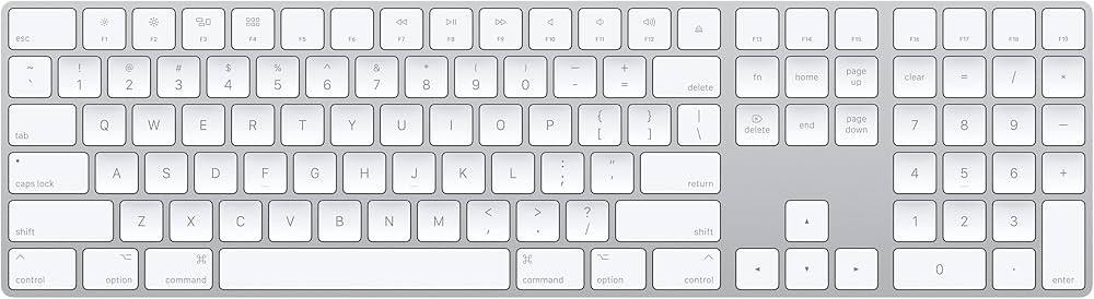 Apple Magic Keyboard with Numeric Keypad: Wireless, Bluetooth, Rechargeable. Works with Mac, iPad... | Amazon (US)