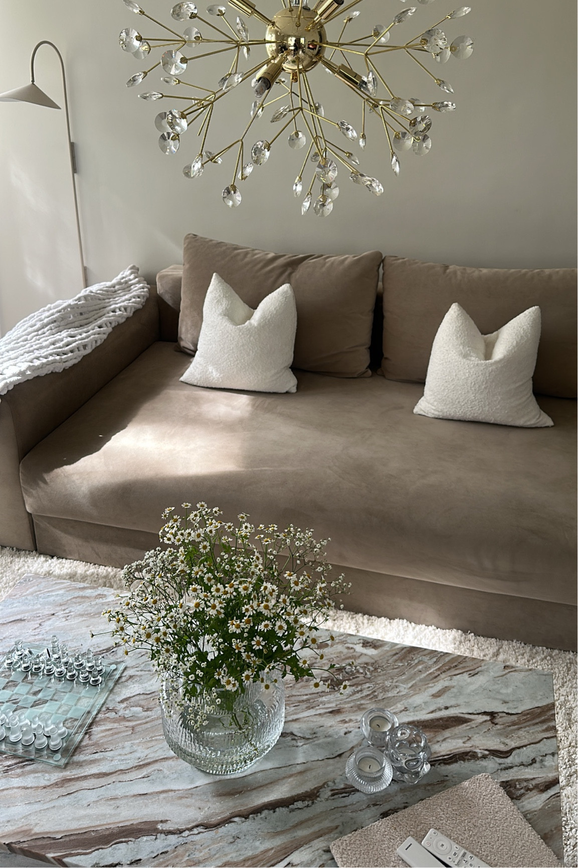 Neutral living room inspo - chic decor - beige sofa - boucle - aesthetic chess board 

#LTKFindsUnder50 #LTKHome #LTKFindsUnder100