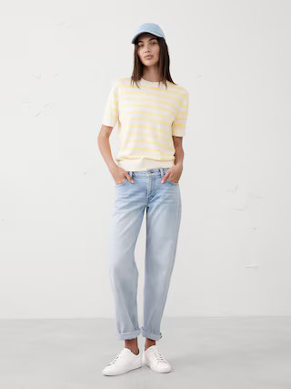 Forever Short-Sleeve Sweater | Banana Republic Factory