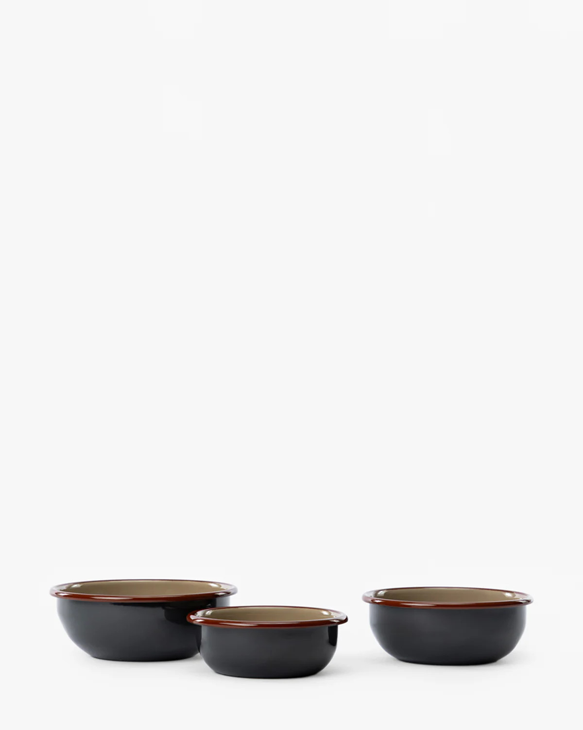 Charles Enamel Bowls (Set of 3) | McGee & Co. (US)