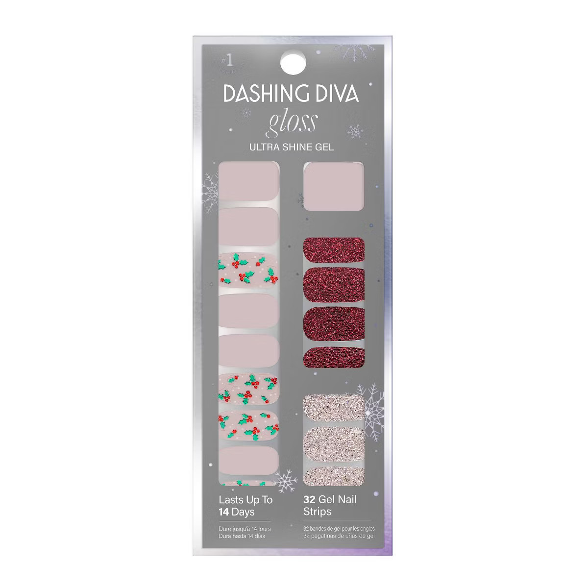 Dashing Diva Gloss Nail Art - (Holly)wood - 32ct | Target