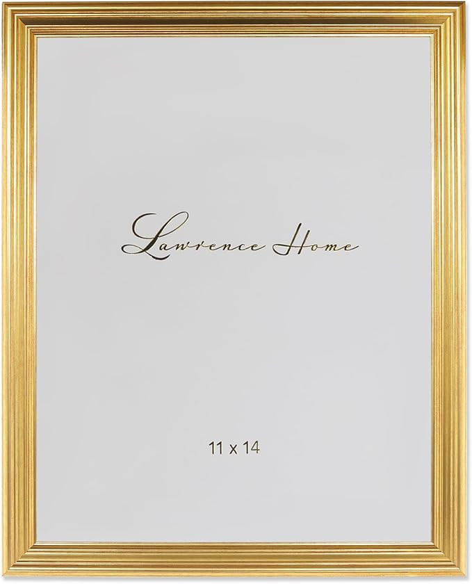 Lawrence Frames 11x14 Sutter Burnished Gold Picture Frame (536211) | Amazon (US)