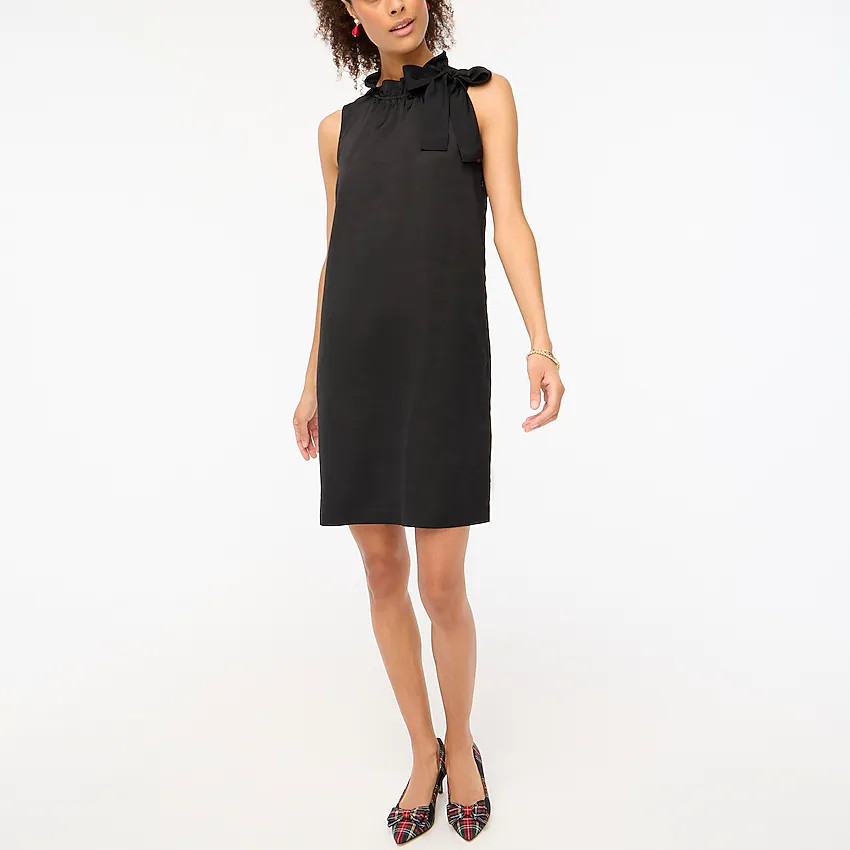 Bow-neck shift dress | J.Crew Factory