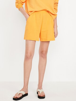 Extra High-Waisted SoComfy Sweat Shorts -- 5-inch inseam | Old Navy (CA)