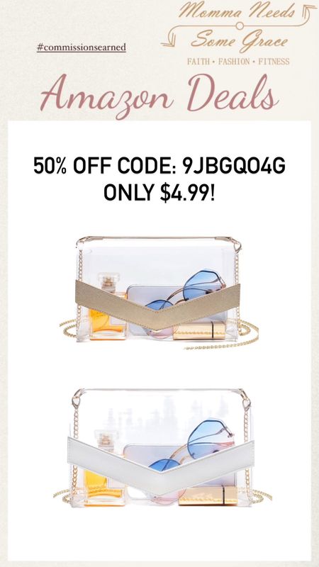 Super cute clear bag perfect for concerts on sale for only $5!

#LTKSeasonal #LTKSaleAlert #LTKFindsUnder50