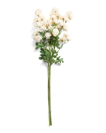Set Of 3 Faux Chrysanthemum Stems Bundle | TJ Maxx