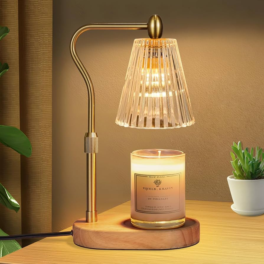 Dimmable Candle Warmer Lamp with Timer, Electric Melting Lamps for Jar Candles, Wax Melt Warmers ... | Amazon (US)