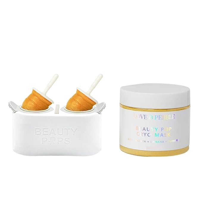 Love & Pebble Beauty Pops - Ice Roller for Face Massage & Skin Care Ice Mask for Face Set with Tu... | Amazon (US)