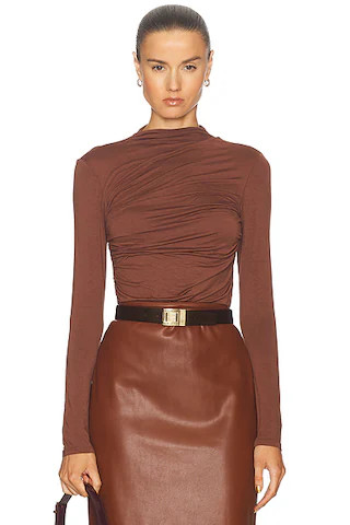 Viscose Jersey Twist Top | FWRD 