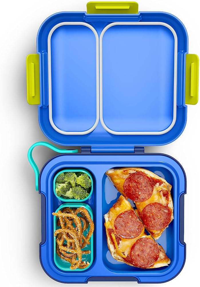 ZOKU - Bento Box with Ice Pack, Lunch Box for Kids, Easy to Carry and Clean, Freezer Pack Keeps F... | Amazon (US)