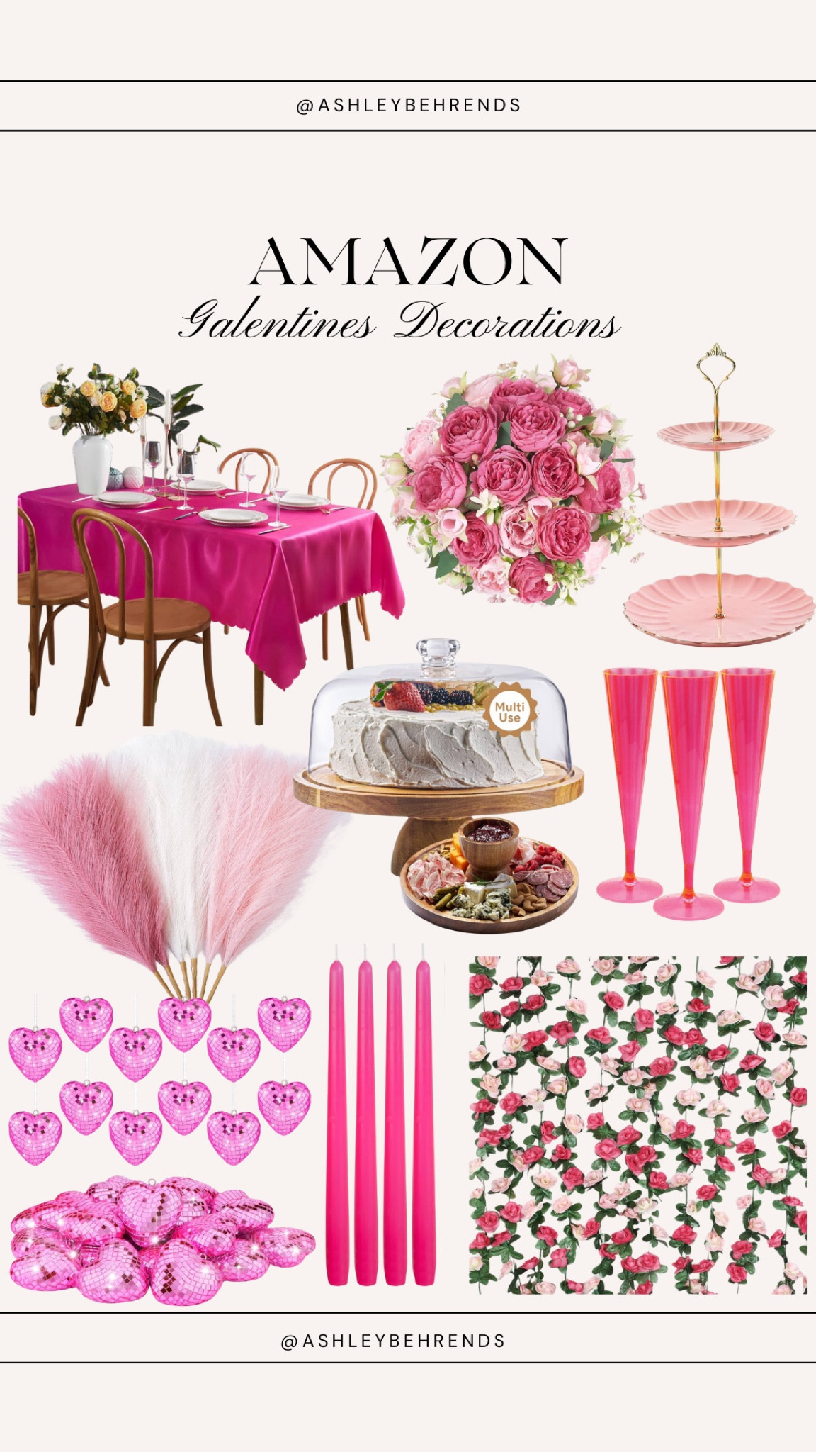 Galentines Day decorations on Amazon 🎀💕🧸

Satin tablecloth // pink tablecloth // disco balls // candlesticks // floral backdrop // floral centerpiece // champagne glasses // tiered dessert stand // cake stand // pampas 

#LTKParties #LTKSeasonal #LTKFindsUnder50