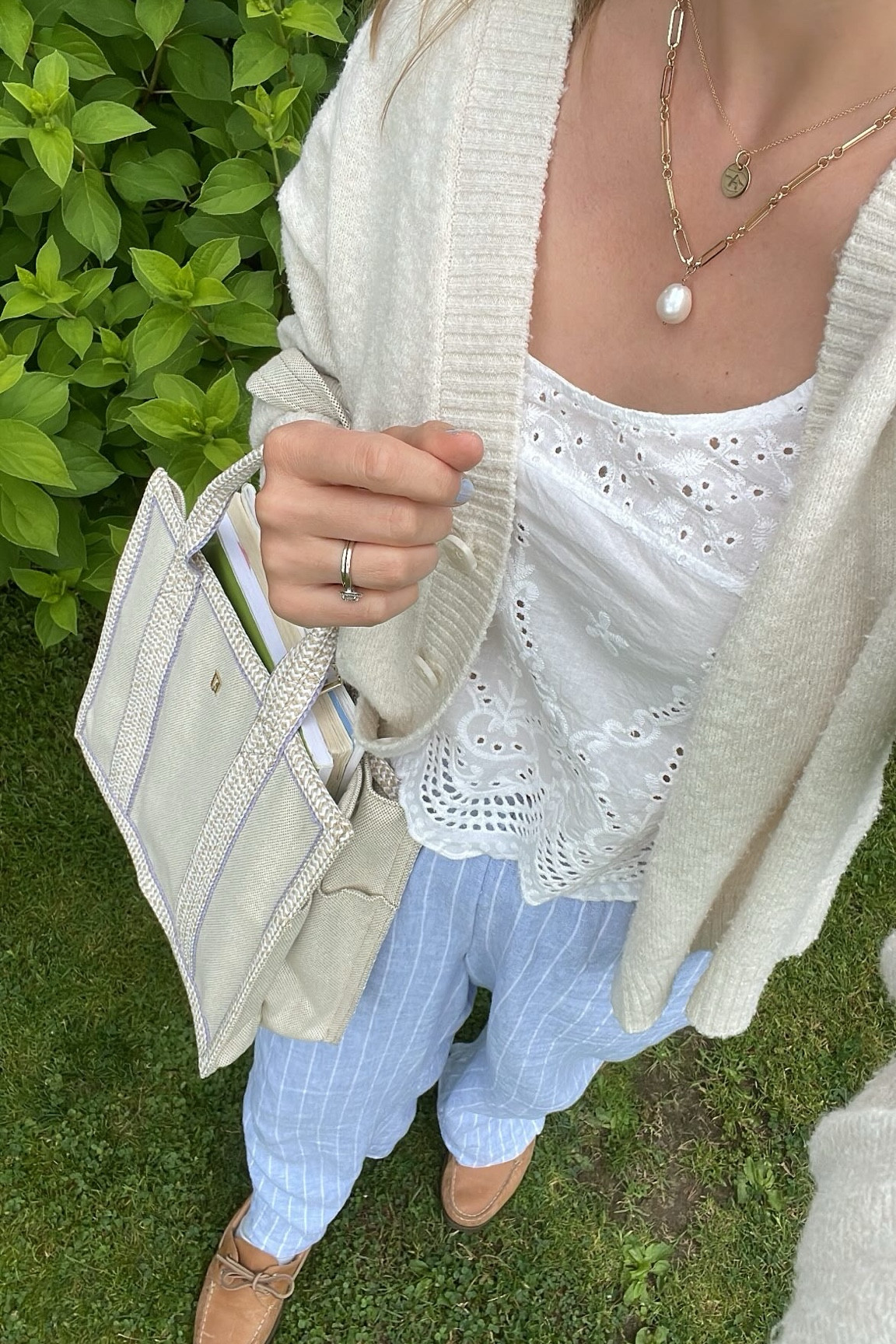 Linen pants, coastal grandma, summer fit, summer outfit, ootd, warm weather fit, pearl necklace, boat shoes 

#LTKShoeCrush #LTKSeasonal