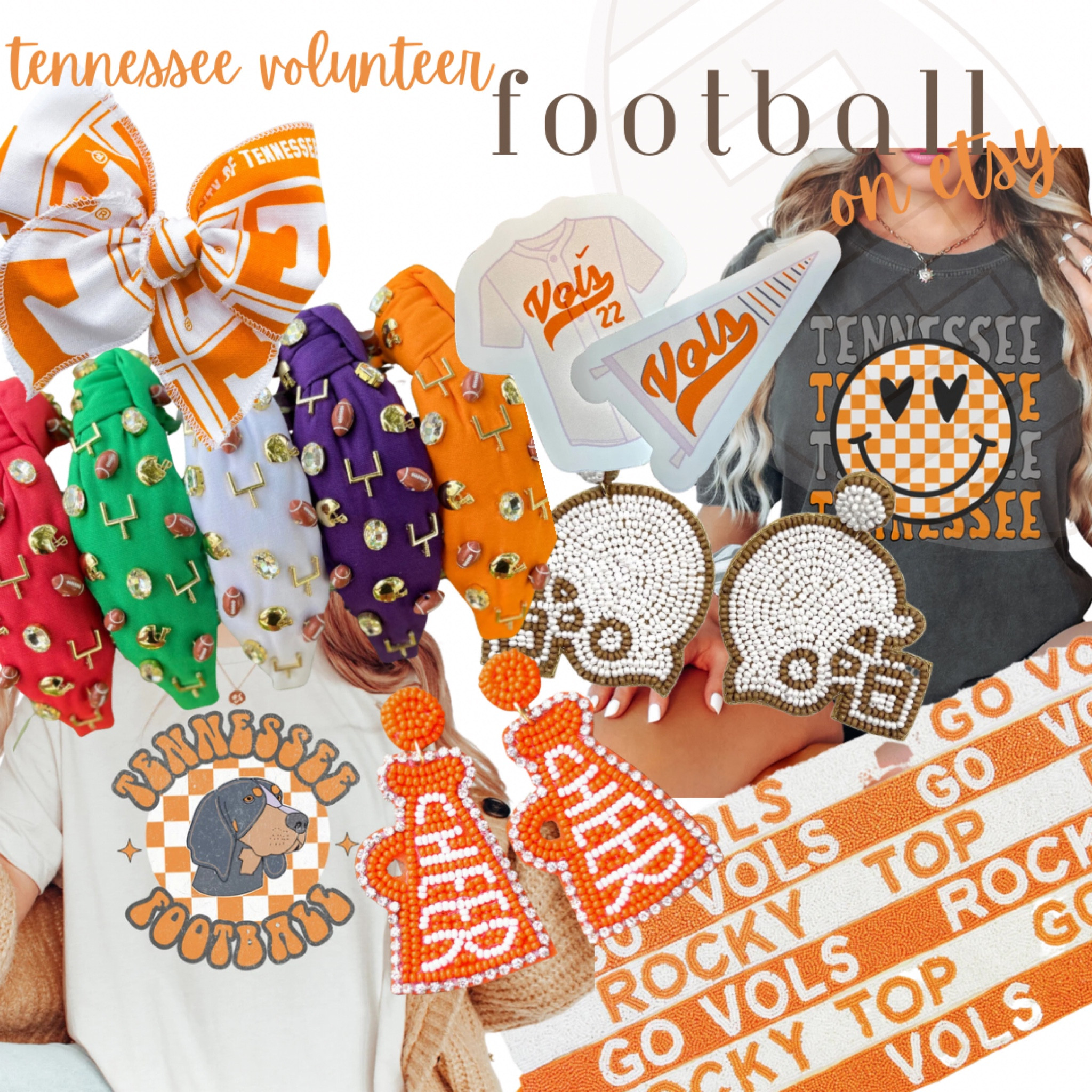 Tennessee Volunteer football #etsyfinds for #footballseason | College Football 

#LTKU #LTKBacktoSchool