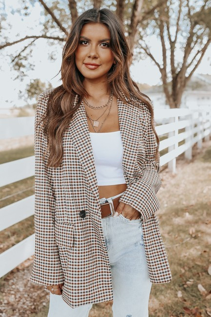 Carmichael Manor Plaid Blazer | Magnolia Boutique