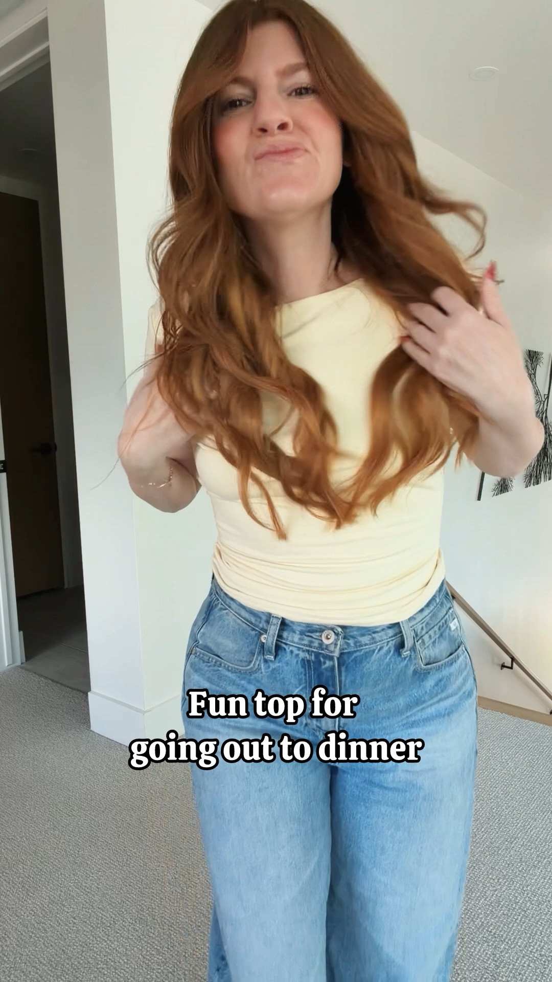 Love this fun top from Amazon. Date night outfit.

#LTKootd #LTKPetite #LTKSaleAlert