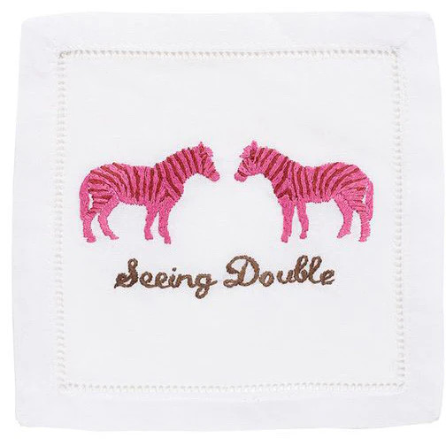 "Seeing Double" Cocktail Napkin Set | Waiting On Martha