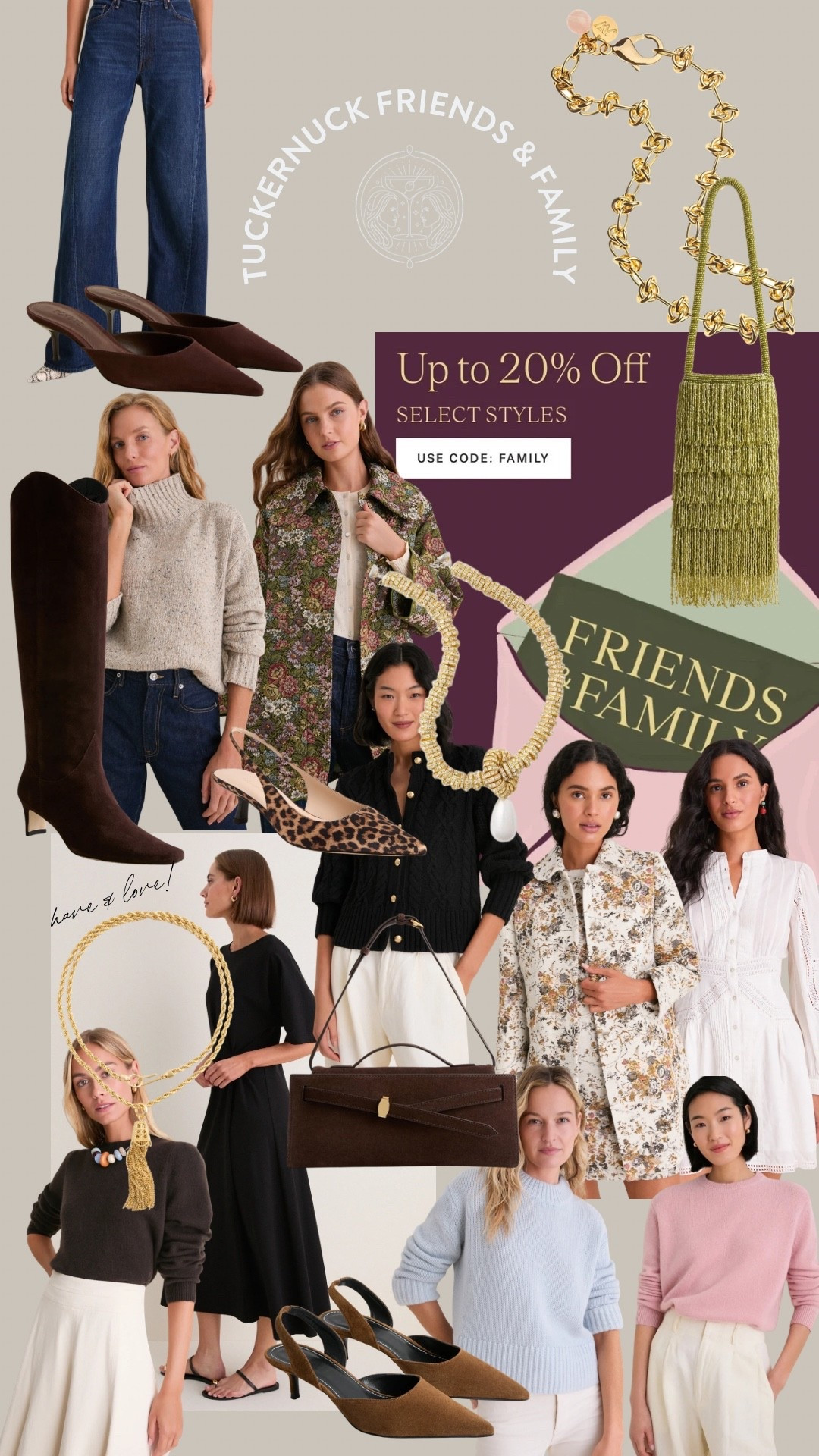 Tuckernuck Friends & Family Sale | 15% off spend over $250 + 20% off spend over $500