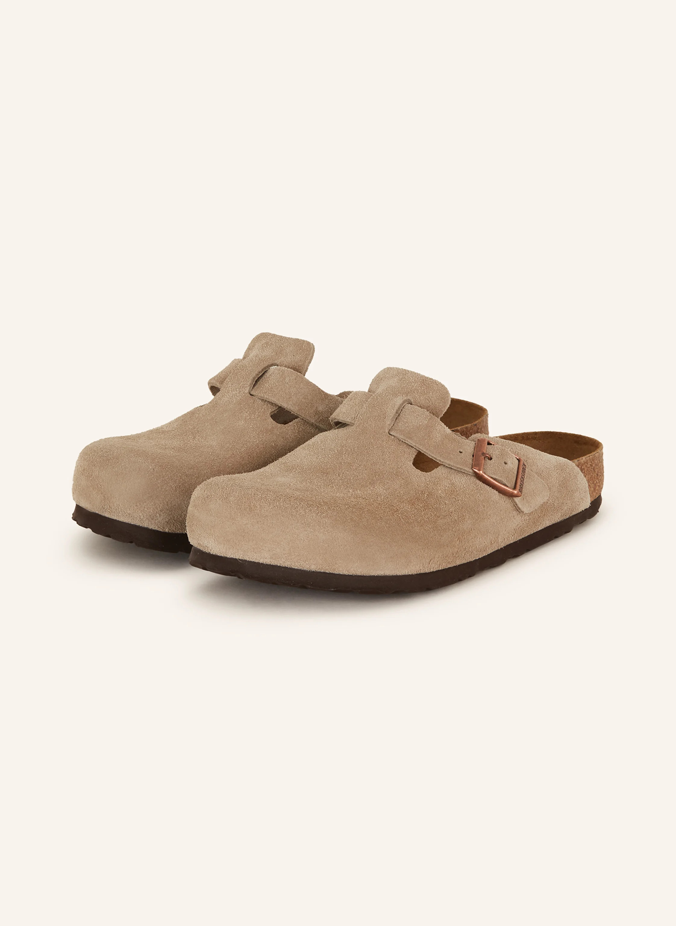 BIRKENSTOCK Mules BOSTON in taupe | Breuninger (DACH)