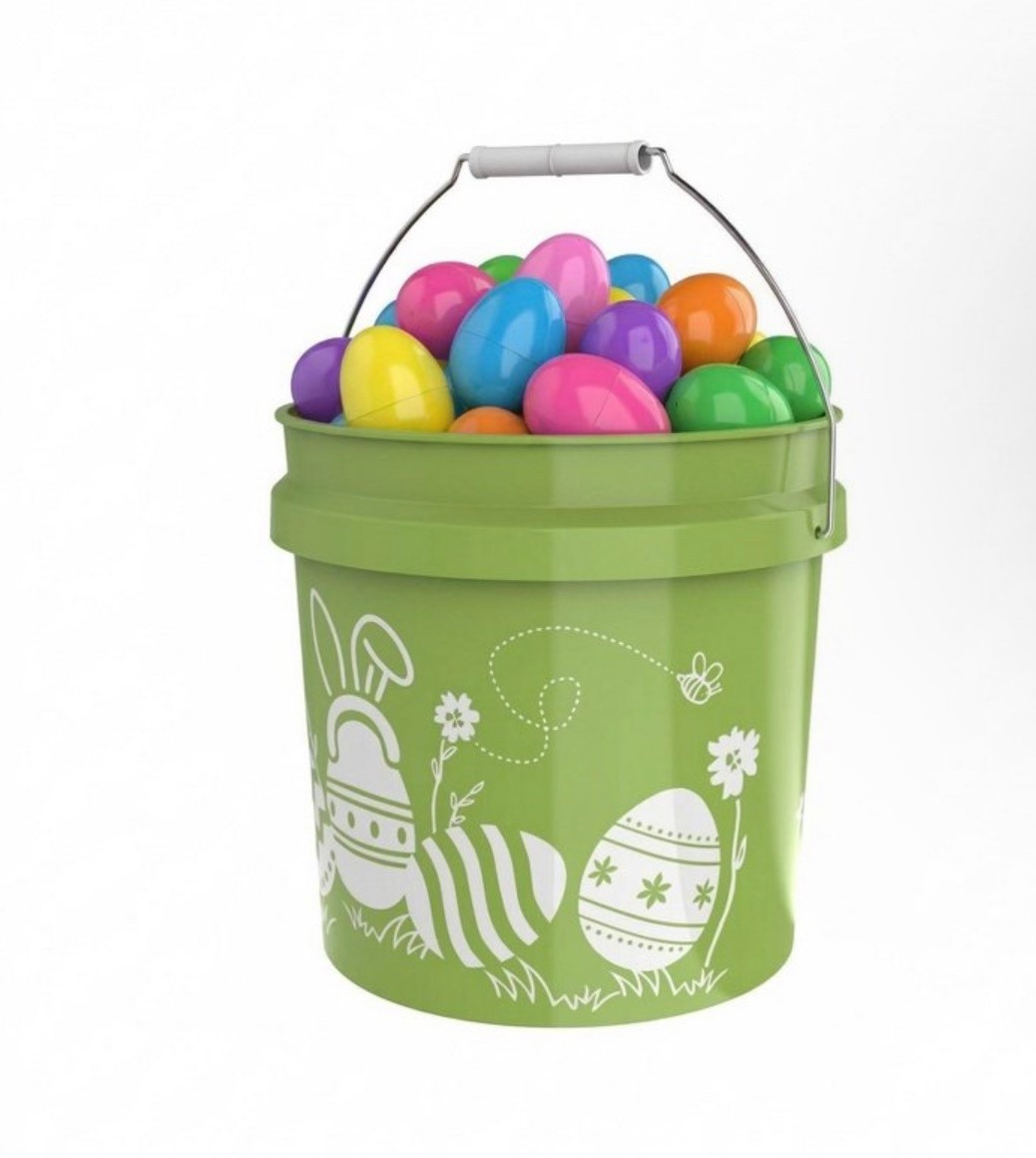 2gal Bucket Easter Bunny and Eggs Green and Blue 

#LTKSeasonal #LTKSaleAlert #LTKKids