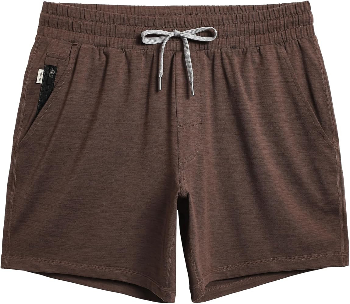 maamgic Mens Workout Shorts 5" Short Shorts Soft Stretch Running Gym Athletic Shorts with Zip Poc... | Amazon (US)