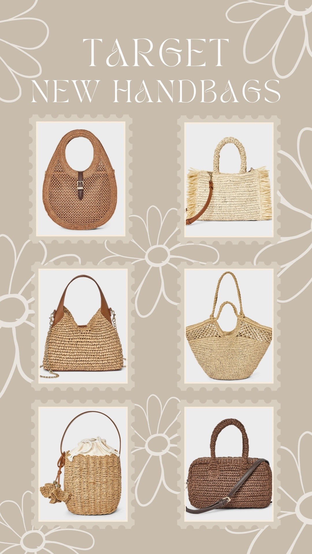 Target new rattan and straw handbags / new handbags from target / spring break handbags / rattan bags / fringe summer handbags / fringe summer accessories 

#LTKSwim #LTKTravel #LTKootd