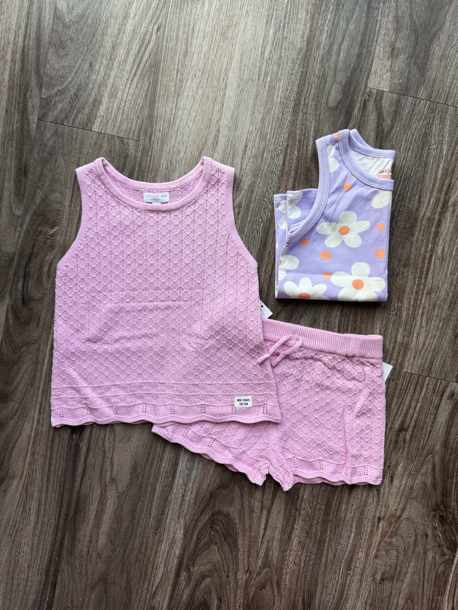 Found the cutest knit set and flower tank from Target!

#LTKkids