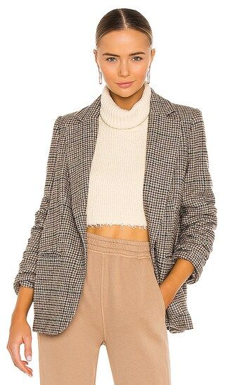 ASTR the Label Plaid Blazer in Brown. - size S (also in M, L) | Revolve Clothing (Global)
