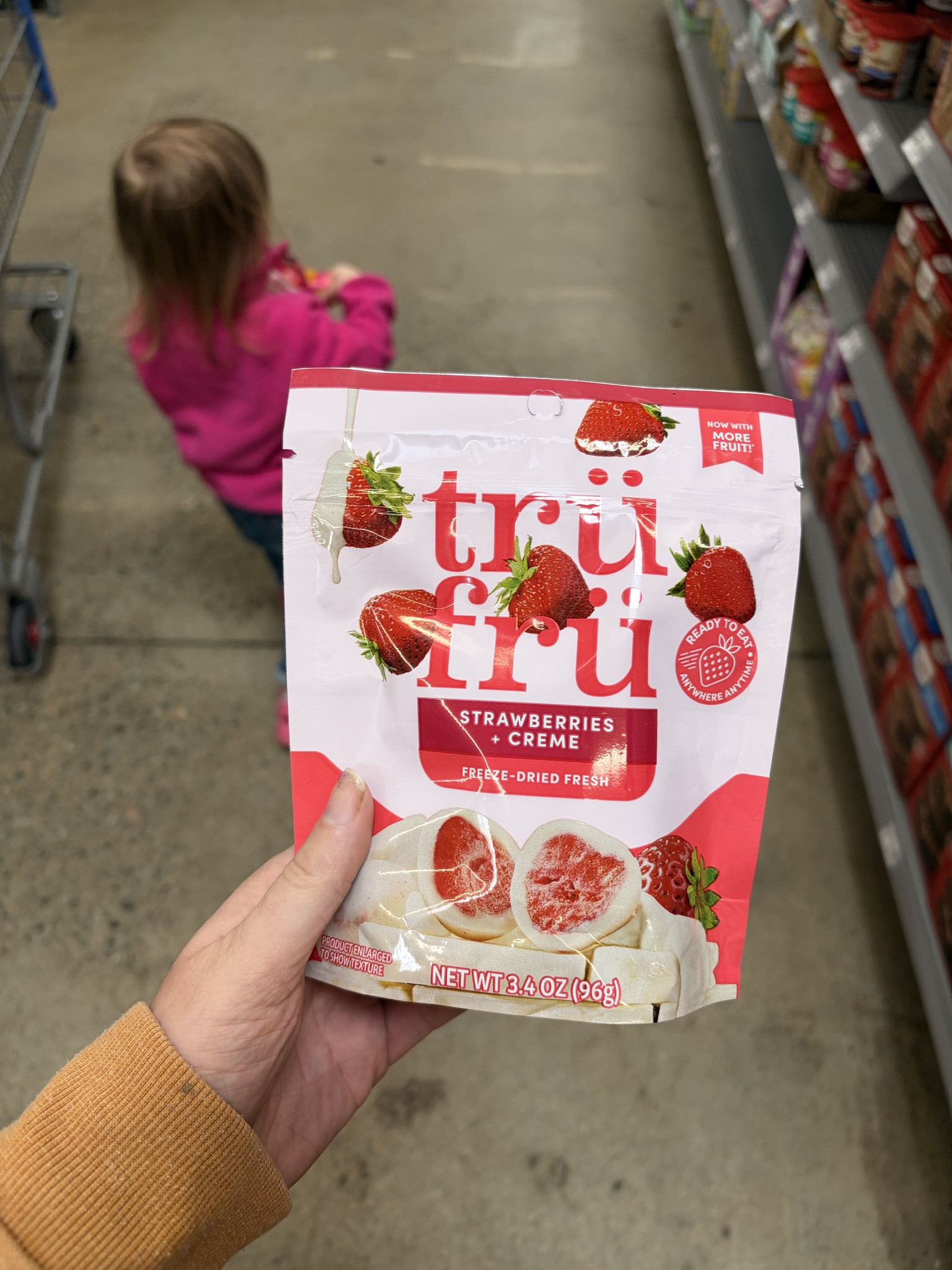 Tru Fru freeze dried fruit strawberries and cream 