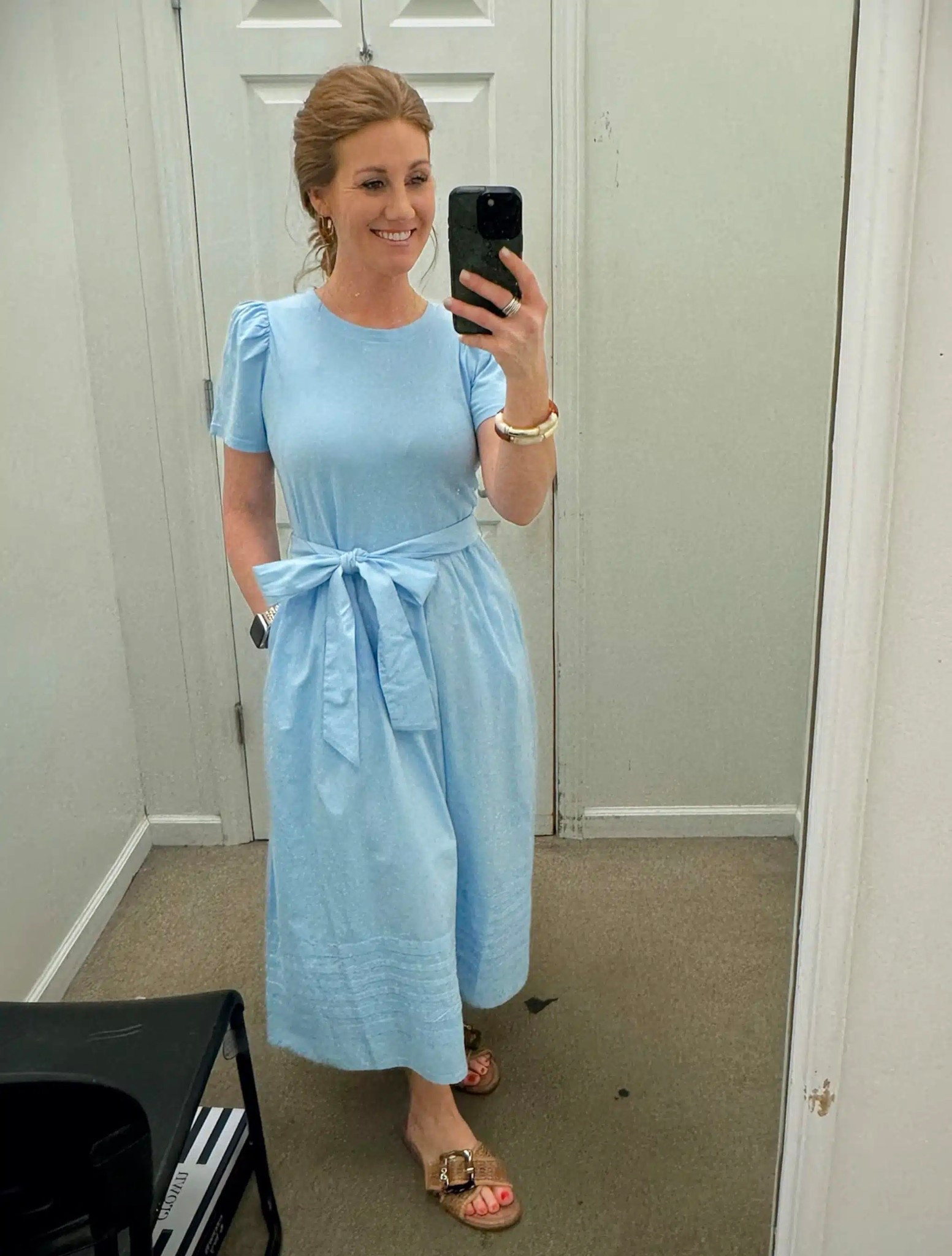 Belk try on haul with Stephanie! Her blue dress is a size small and sandals are size 8.5

#LTKSpringSale #LTKPetite #LTKWorkwear