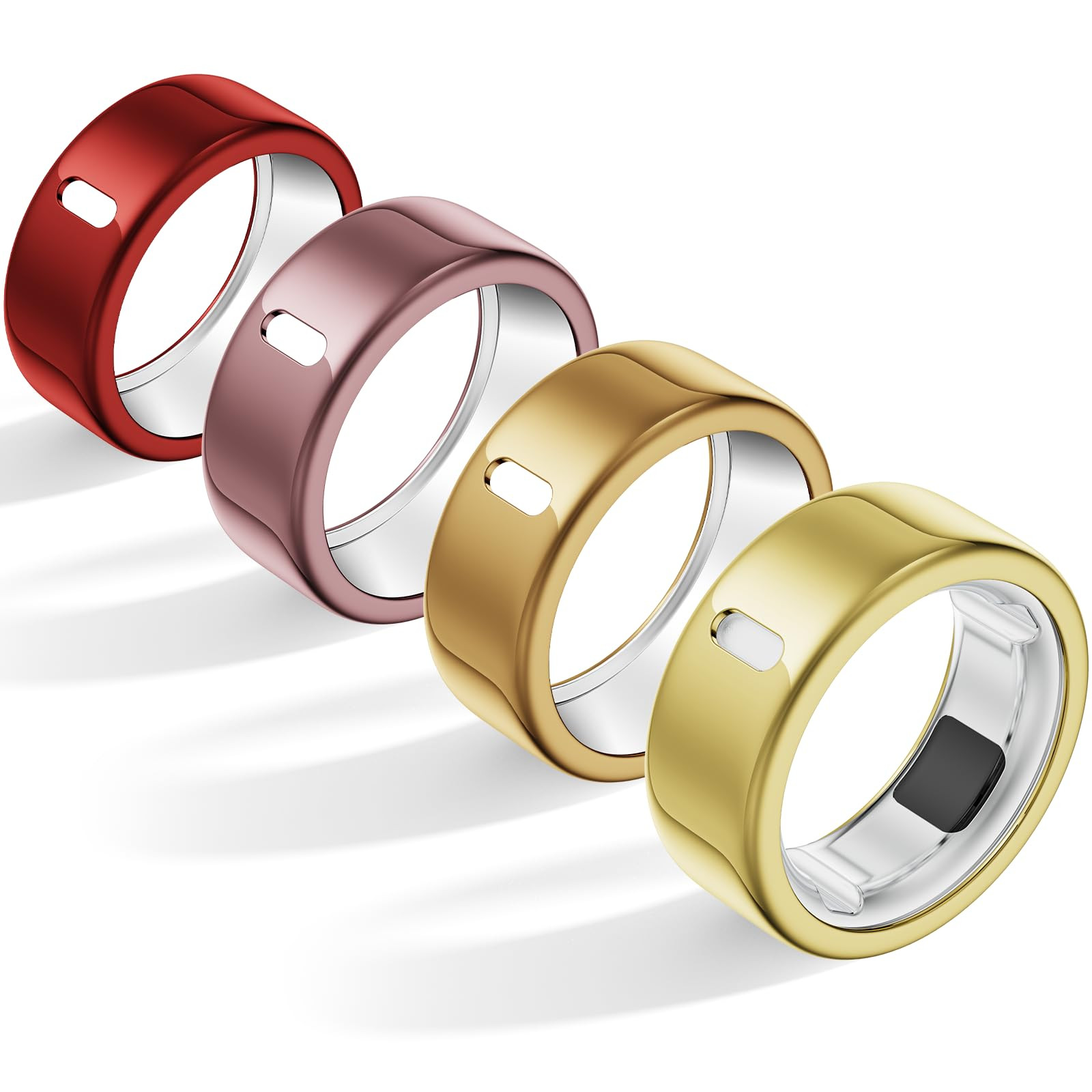 4 Pack Cover Compatible with Oura Ring Gen 4/Oura Ring Gen 3 Horizon/3 Heritage, Charging Derectl... | Amazon (US)