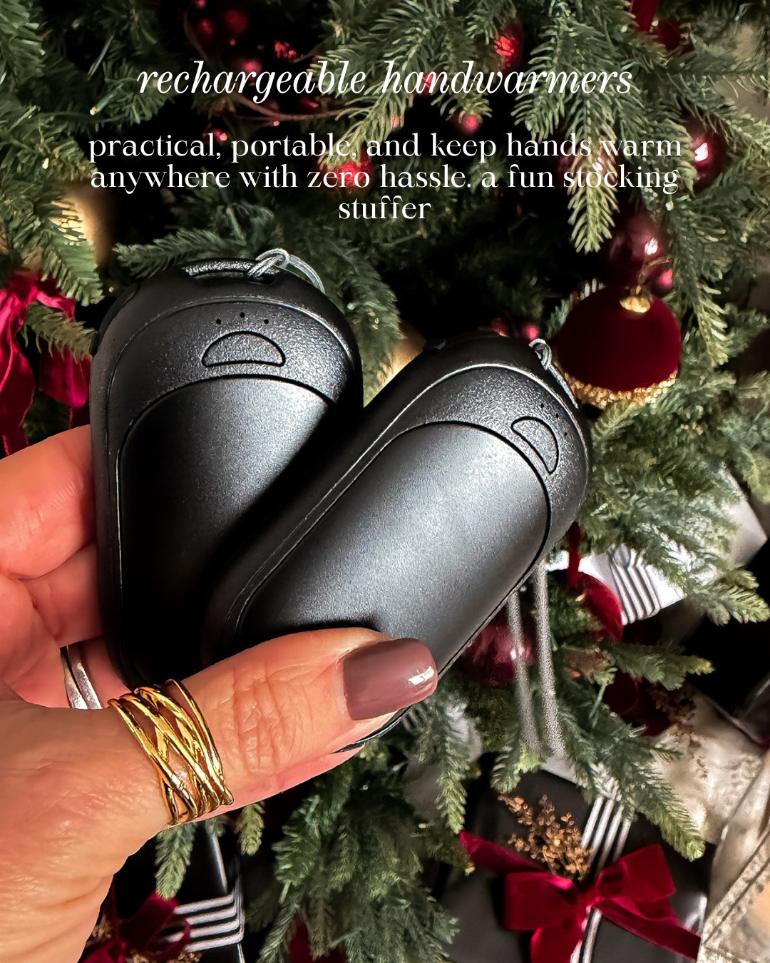RECHARGEABLE HANDWARMERS — PRACTICAL & PORTABLE! Practical, portable, and keep hands warm anywhere with zero hassle — a fun stocking stuffer.

#Amazon #TheHillaryStyle #RechargeableHandWarmers #WinterEssentials #ColdWeatherGear #StockingStufferIdeas #HolidayGifts #CozySeason #PracticalGifts #TravelEssentials 

 #LTKGiftGuide #LTKSeasonal #LTKOver40