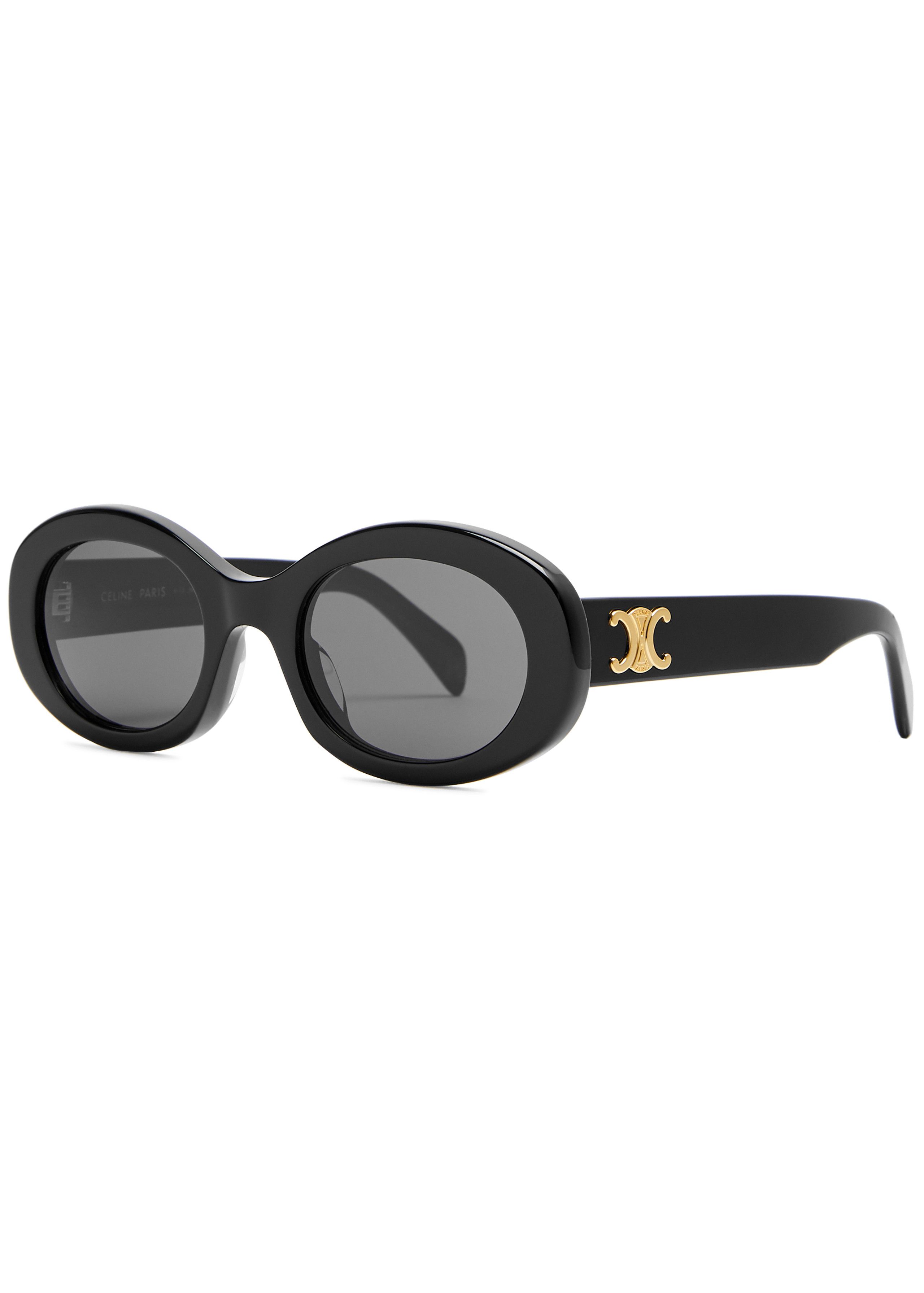 Oval-frame sunglasses | Harvey Nichols