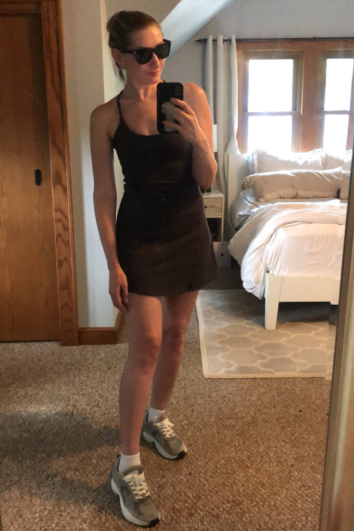 Tennis outfit, workout dress, tennis dress, chunky sneakers, new balance, Amazon finds



#LTKunder100 #LTKFitness #LTKFind