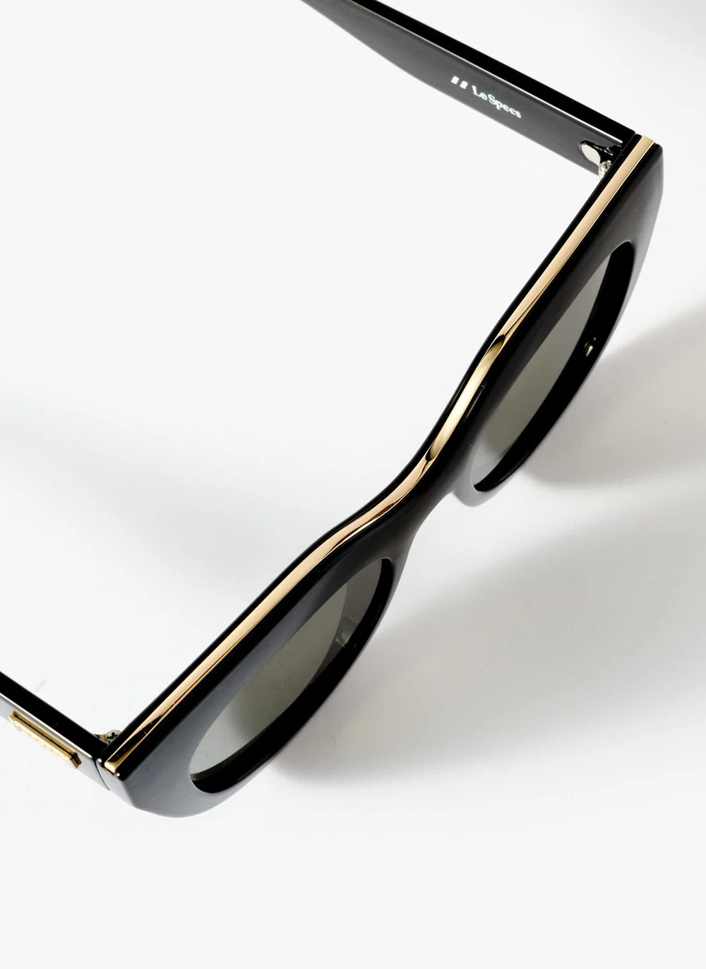 Le Specs Air Heart Black Sunglasses | Mint Velvet