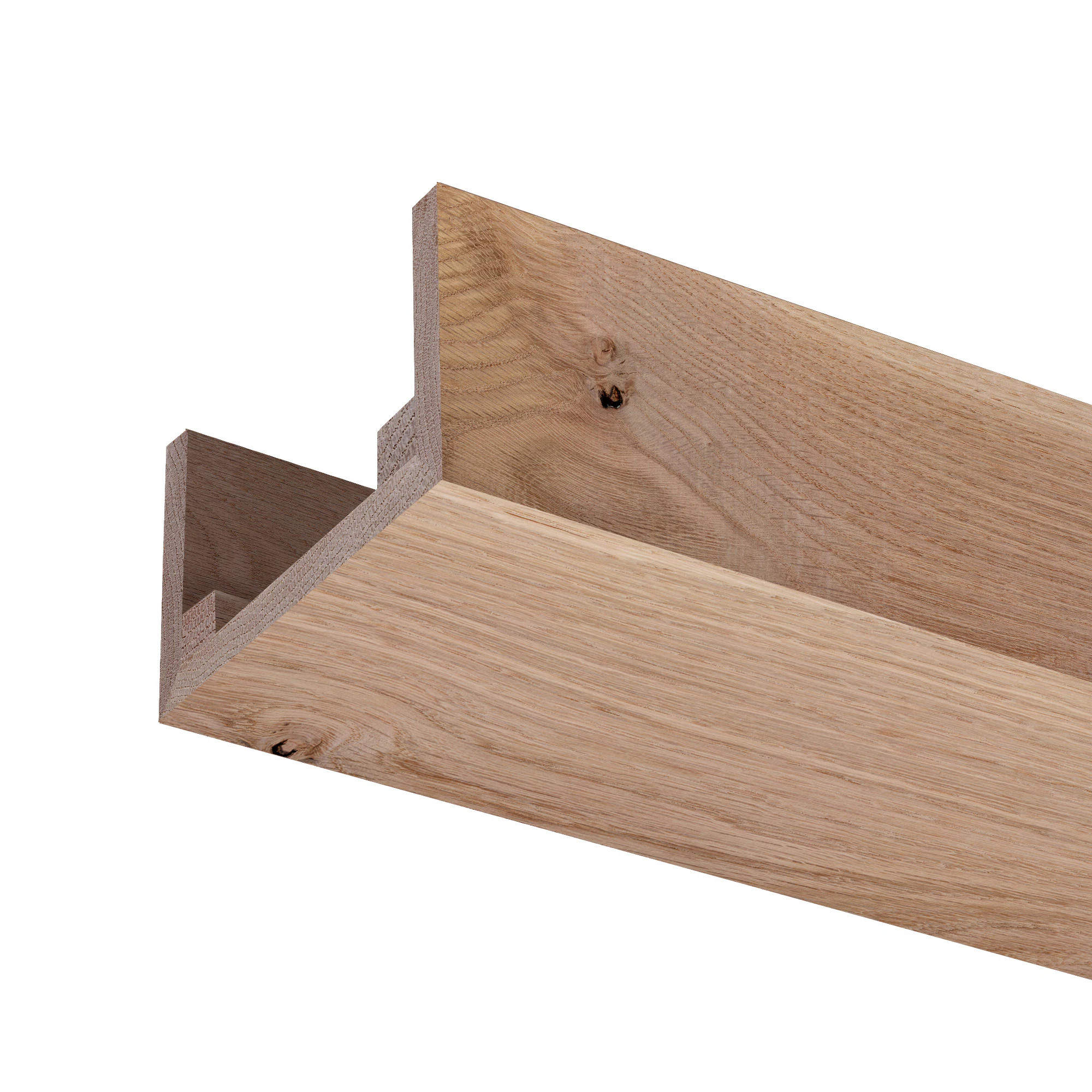 Ornamental Mouldings 3-in T x 5-1/2-in W x 7-2/3-ft L Unfinished Wood Stainable Decorative Beam Large in Brown | BEAMRUS02-92WOA5X3 | Lowe's