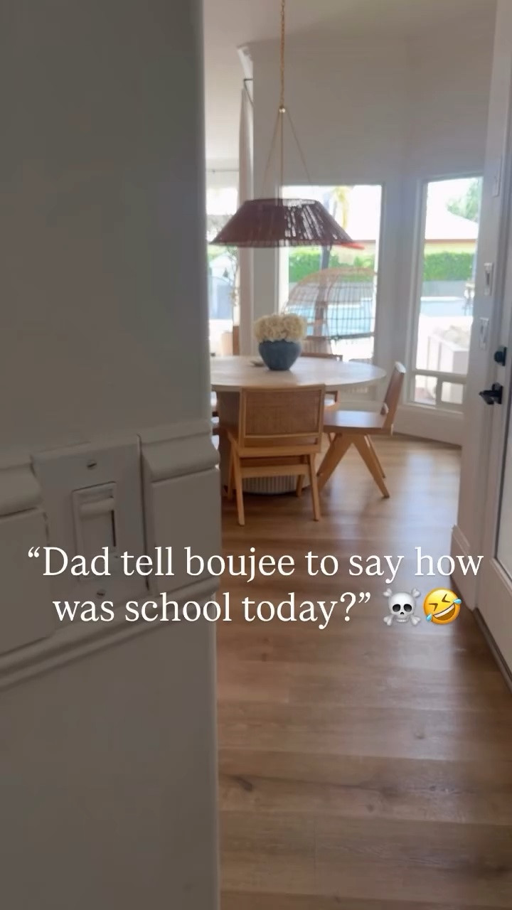 “Dad tell boujee to say how was school today?” ☠️🤣