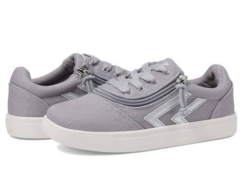 BILLY Footwear CS Sneaker Low Shoes for Kids – Ideal for Little Kids and Big Kids – Canvas Upper – Round Toe Grey Silver 13 Little Kid W | Amazon (US)