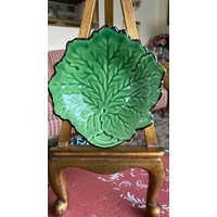 French Country Sud & Co Majolica Leaf Platter Plate | Etsy (US)