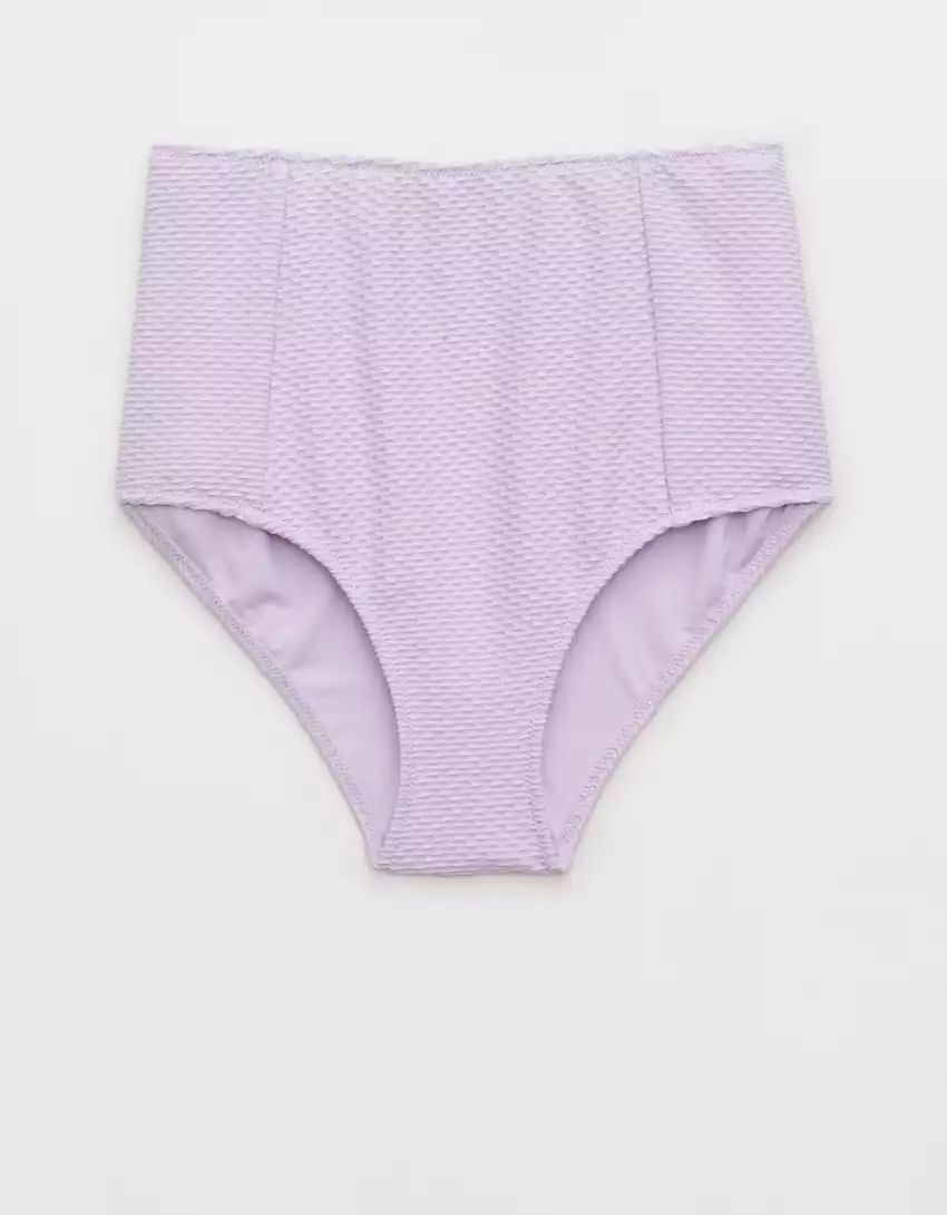 Aerie Jacquard High Waisted Bikini Bottom | American Eagle Outfitters (US & CA)