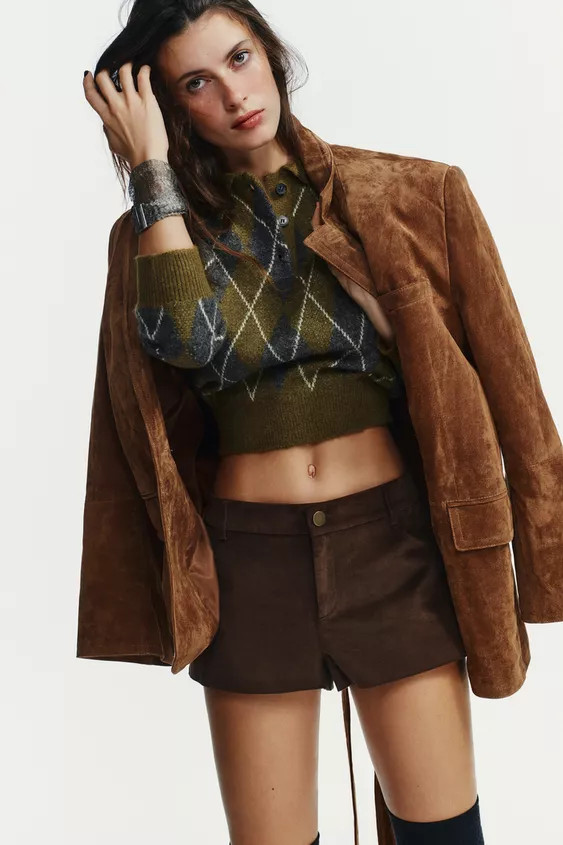 DIAMOND KNIT JUMPER | Zara US