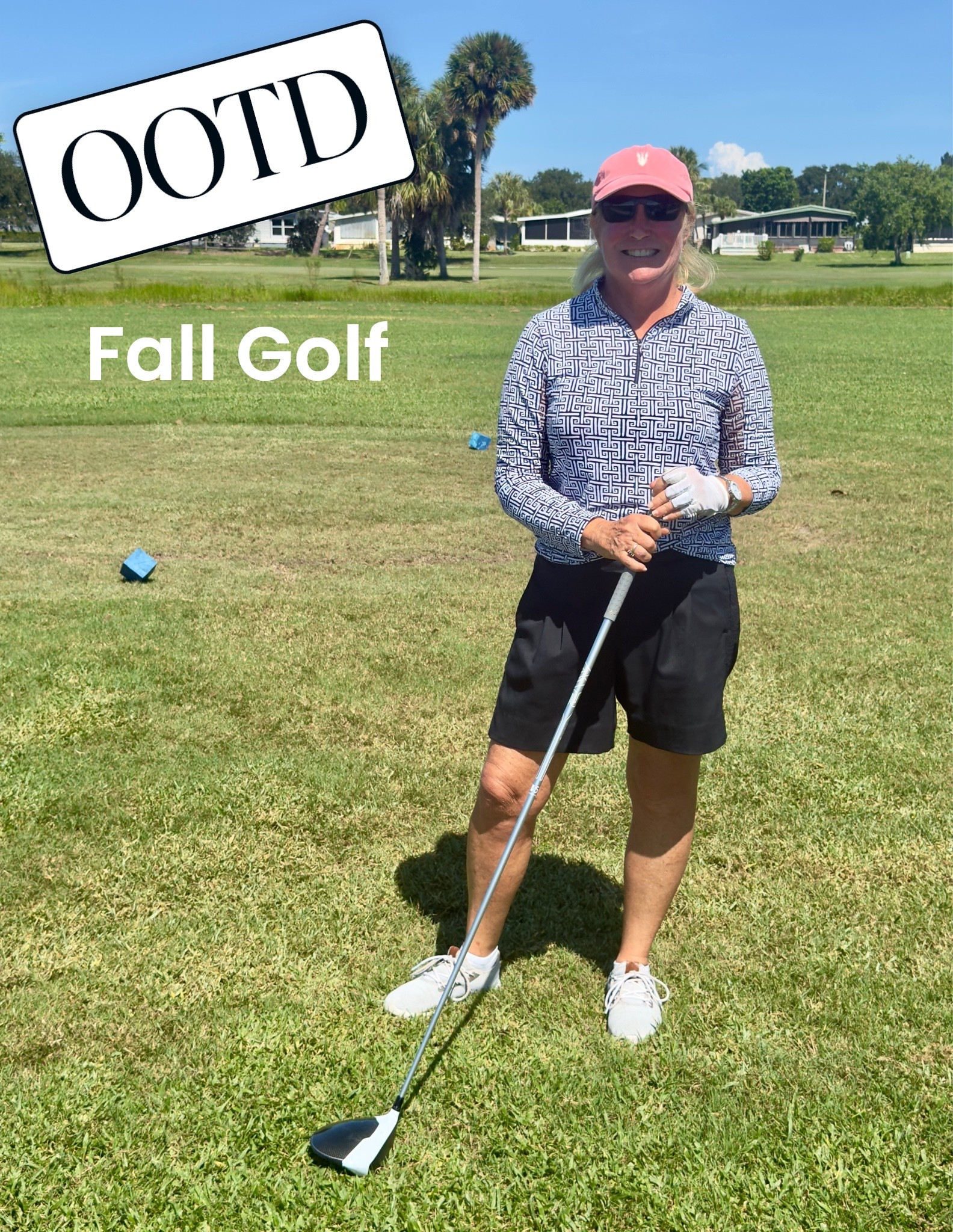 Finally got out on the course with CaptK yesterday! ☀️ If you’re playing in the heat, what’s your go-to outfit choice? I’m sticking with sun shirts and lightweight shorts all season long. Shop this look at the link in my bio! #golf #golfcommunity #ltkfashion #golflooks

#LTKOver40 #LTKActive #LTKfitnessgoals