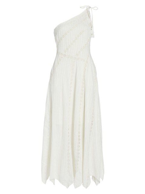 Bella One-Shoulder Cotton Maxi Dress | Saks Fifth Avenue