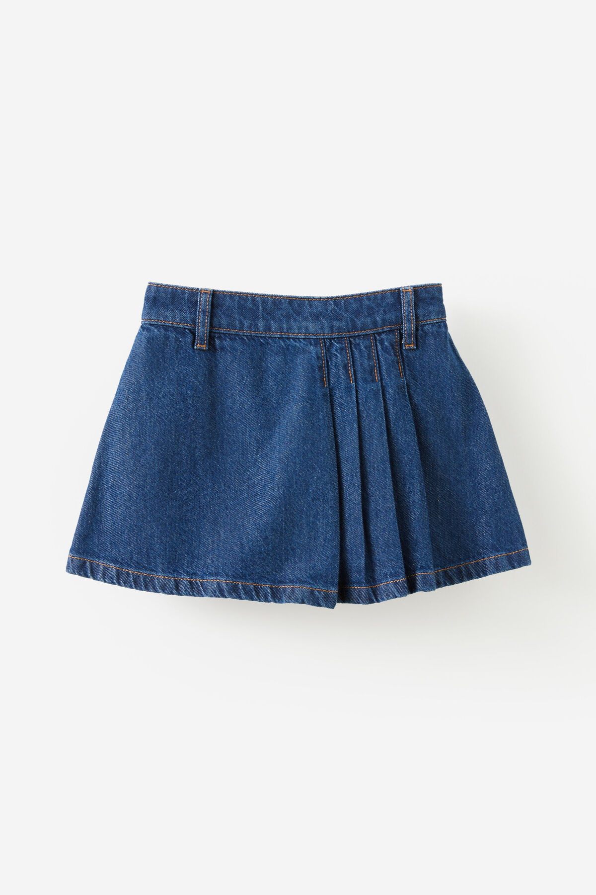 Pleat Front Denim Skort | Cotton On (US)
