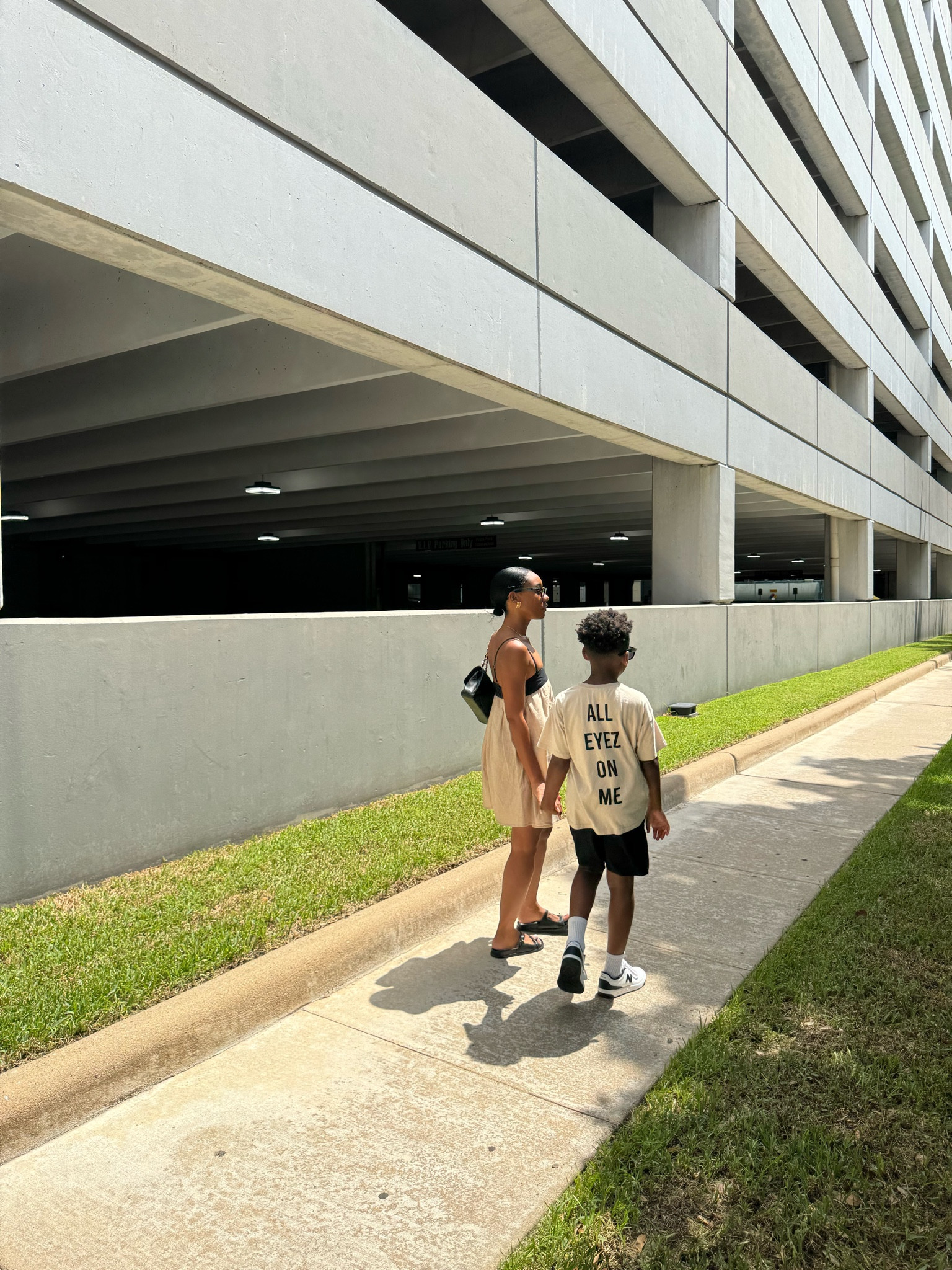 Mom and son, kids Tupac graphic tshirt, new balance sneakers. Wearing a linen mini dress (sold out) but linked the maxi version. Black sandals 

#LTKKids #LTKShoeCrush #LTKFamily