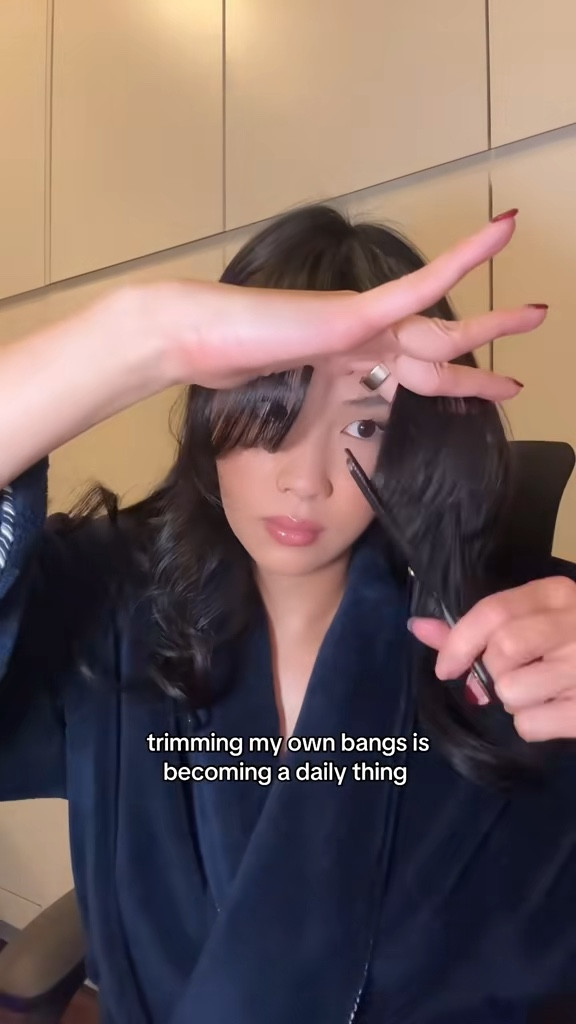 Just giving myself a little trim! 

#LTKWatchNow #LTKBeauty