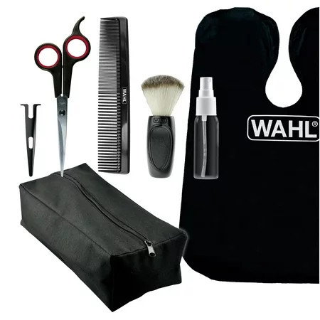 Wahl at Home Essentials Hair Cutting Accessory Kit with Premium Barber Scissors 6 Pieces Unisex 3572 | Walmart (US)