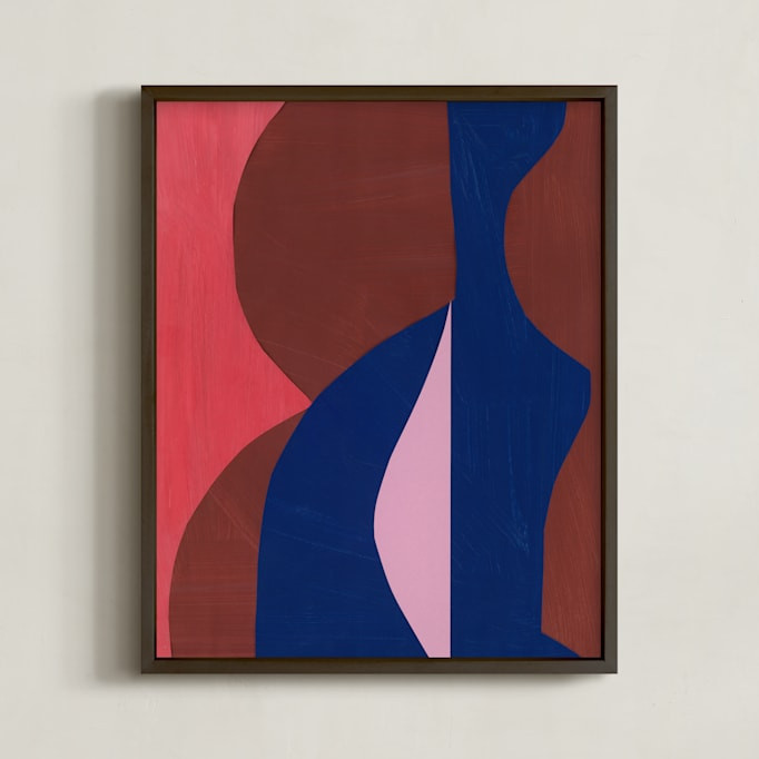 "Dreaming in Blue II" - Mixed Media Limited Edition Art Print by cyrille gulassa. | Minted